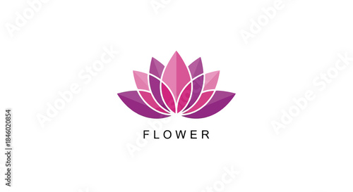 Elegant Lotus Flower Logo Design – Symbol of Purity, Wellness, and Balance for Modern Branding