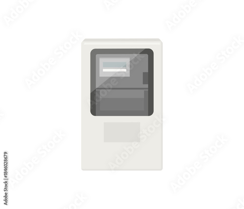 電気メーター,フラットイラスト