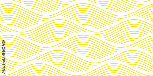 Pasta background, spaghetti abstract geometric pattern. Macaroni yellow poster. Wavy abstract pattern.vector eps10