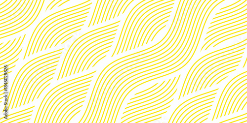 Pasta background, spaghetti abstract geometric pattern. Macaroni yellow poster. Wavy abstract pattern.vector eps10