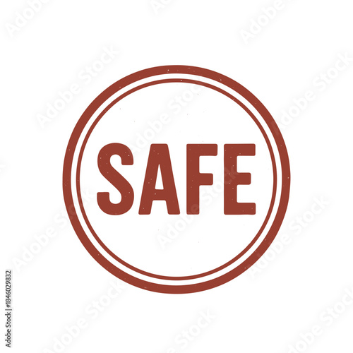safe icon logo seal vector on white background
Vector stamp icon