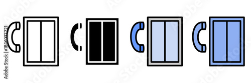 contact us Icon Set Multiple Style Collection. Phone Icon, Mail, Chat Bubble, Address Book, Map Marker, Website, Handshake, Clock, User, Social Media, Feedback, Form, Phone Book, Mobile Phone, Fax Mac