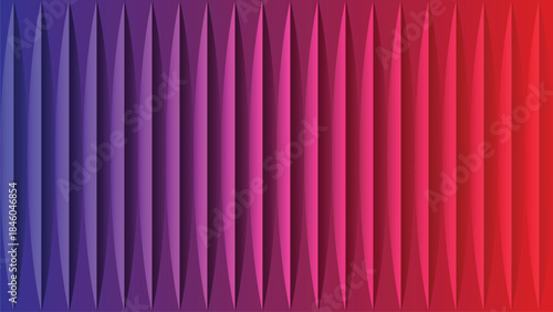 A vibrant color gradient background with abstract vertical ridges creating a dynamic visual effect