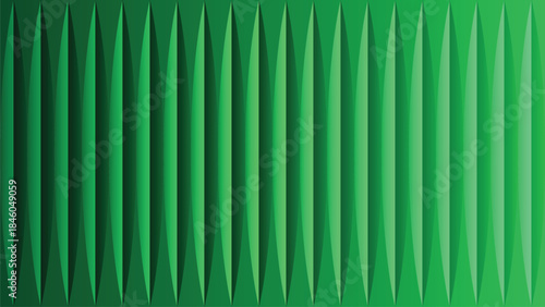 Set of colorful flat icons representing sustainable energy sources: sun, wind turbine, water drop, and leaf, for environmental concepts.