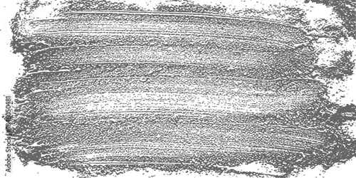 Grungy Monochrome Horizontal Paint Brush Stroke Texture Vector Distress Overlay Background Element