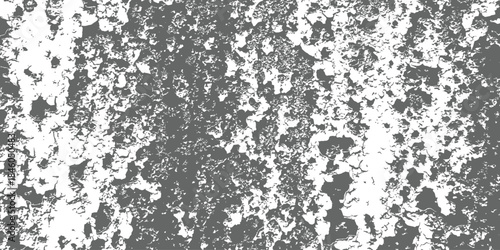 High Contrast Distressed Grunge Texture Vector Background Peeling Paint Effect Overlay Rough Worn Surface Pattern Black and White