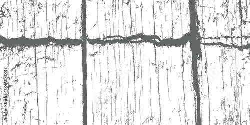 Grunge Wood Texture Vector Overlay Distressed Wooden Grain Background Monochromatic Scratch Surface Effect