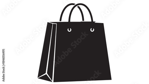 shopping bag isolated on white