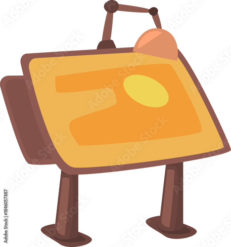 vector illustration of Drawer