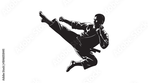 silhouette of a man dancing