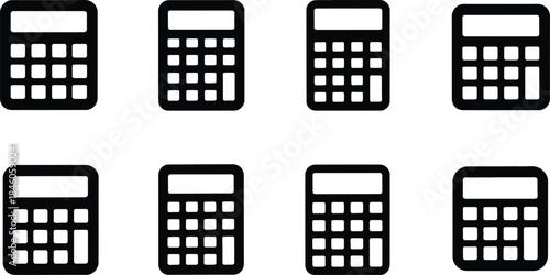 Minimal calendar icon vector, flat design, solid black, editable stroke, isolated on white background, modern UI UX symbol, scalable SVG style.