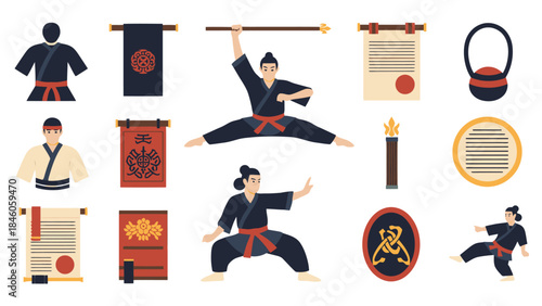Dynamic Collection of Martial Arts and Cultural Elements for Fitness and Wellness