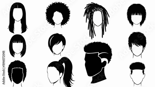 Collection of Diverse Hairstyles for Men and Women.