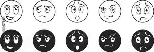 Vector Hand Drawn Symbol and Punctuation Set. Black Marker Sketch Icons including Math, Currency, and Grammar Signs. Isolated Comic Style Design Elements for Creative Typography.