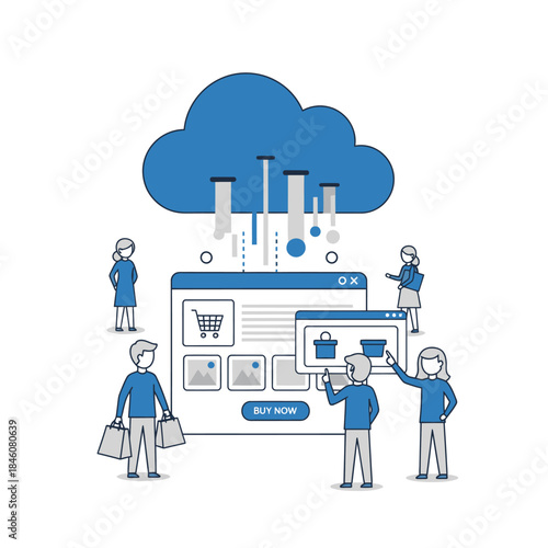 Cloud Shopping and Online Business Network
