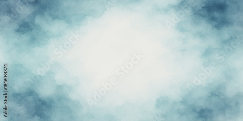 Bright blue sky with white, fluffy clouds captures the clear, sunny nature of a summer day