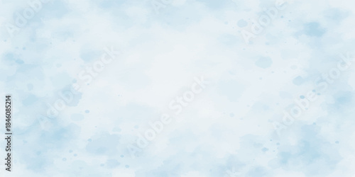 Beautiful blue sky and white fluffy cumulus clouds on a clear summer day