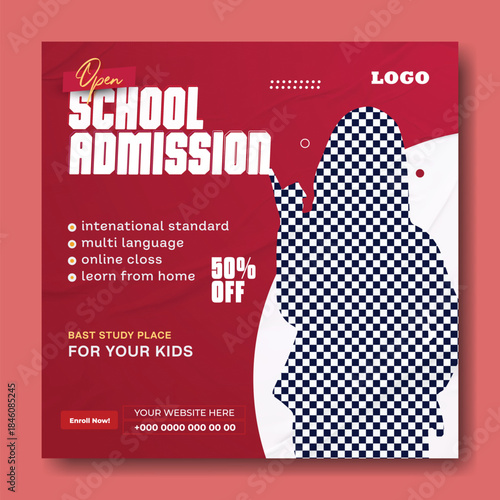 Back to School Creative Design Template.
Back to School Promotion Banner.
Modern Back to School Education Template.
Back to School Sale Social Media Post.
School Admission Poster Design.
