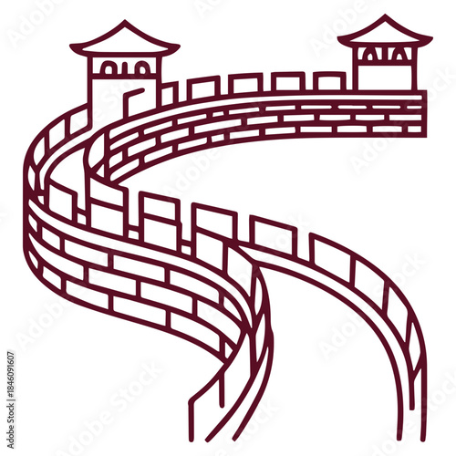 The Great Wall of China Icon