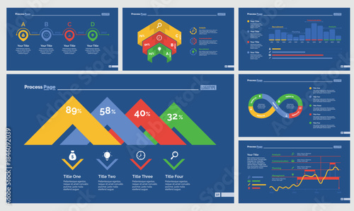 Six Analyzing Slide Templates Set