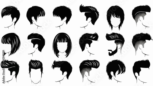 Collection of Diverse Hairstyles for Men and Women.