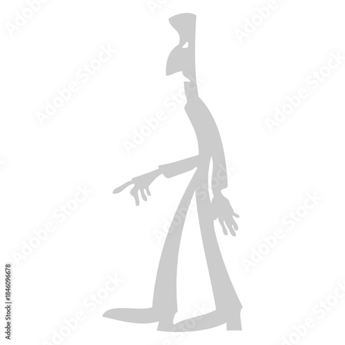 Pointing Cartoon Man