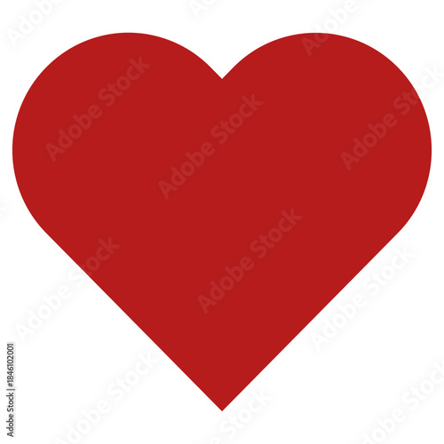 Flat Colored Heart Icon Set in Outline and Solid Style for Healthcare and Social Engagement