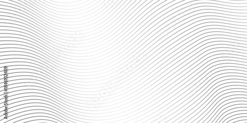 Abstract vector background with grey wavy lines