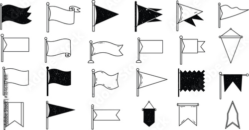 Navigating the Journey A Visual Representation of Steps and Progress on a Winding Road