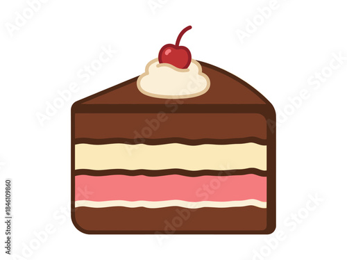 Chocolate Layer Cake with Cherry Topping.