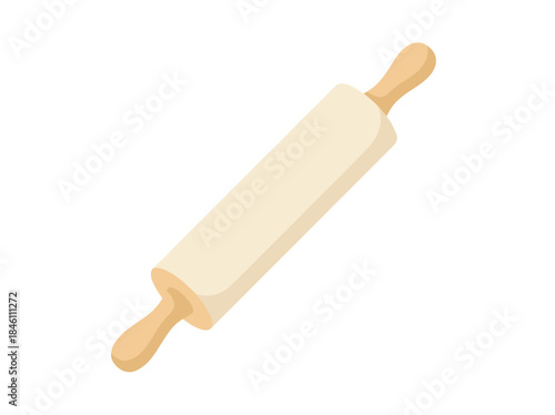 Wooden Rolling Pin for Baking Purposes.