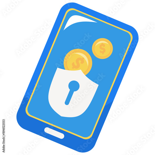 Cute illustration of EWallet