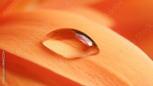 moisture. Close-up of fresh tea buds and leaves on a plant branch with mornin...