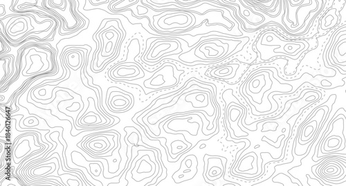 Abstract topographic contours map background. Topography lines and circles background. Topographic map Patterns.