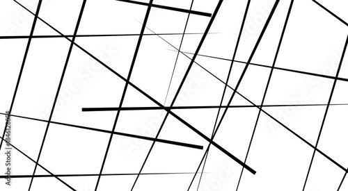 abstract background with lines. Dynamic shapes composition with lines. Line art striped graphic template. Vector illustration. 