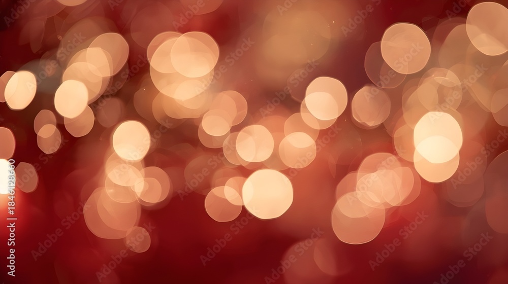 Obraz premium Warm Christmas Light Bokeh Background