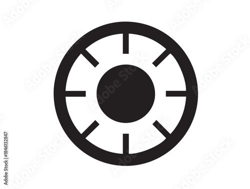  Brand burner icon white background.
