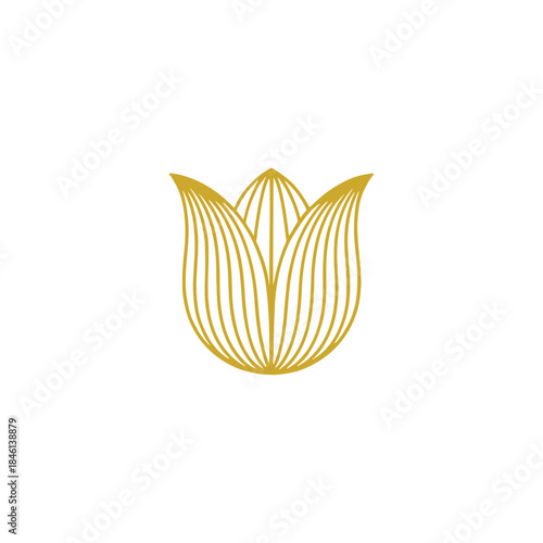 Modern Beauty Care Logo Vector Template