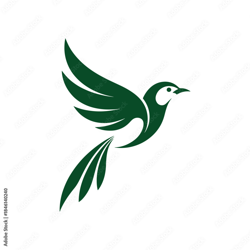 Obraz premium Abstract Bird Logo Vector Template Design