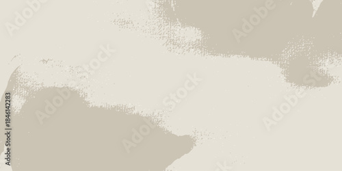 Abstract light beige distress texture background Grungy minimalist neutral wall design element vector