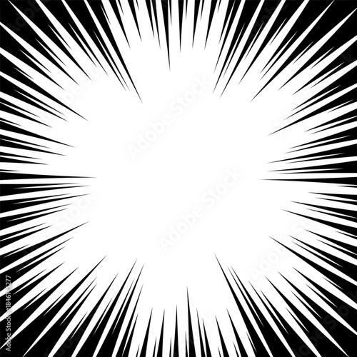 black and white explosion