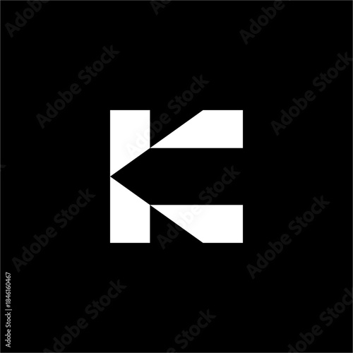 A minimal, geometric K logo using a clear, powerful upward arrow design. Great for a success coaching or high-performance firm emphasizing aspiration