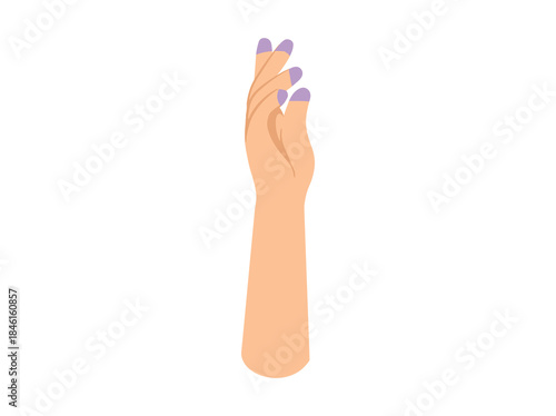Hand Drawn Cyanosis Disease Illustration
