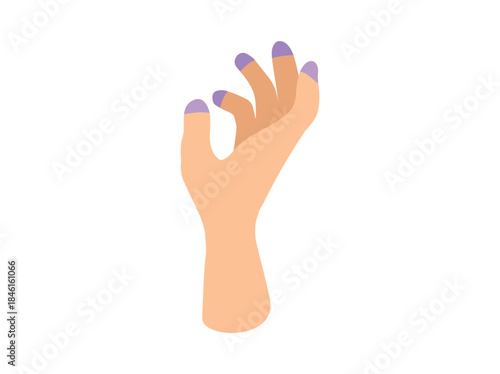 Hand Drawn Cyanosis Disease Illustration
