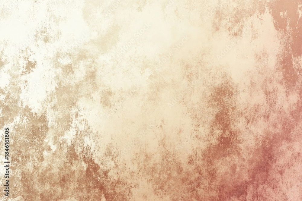 Fototapeta premium Soft Beige Bronze and Blush Pink Grainy Textured Gradient Background with Subtle Speckles