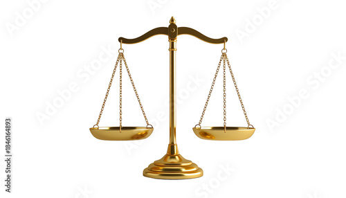 gold scales isolated on transparent background