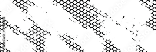 Mesh texture for black and white fishing nets. Grunge pattern for sportswear or soccer goals, volleyball nets, basketball hoops, hockey, athletics. Mesh background. eps 10