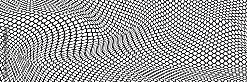 Mesh texture for black and white fishing nets. Grunge pattern for sportswear or soccer goals, volleyball nets, illustration.