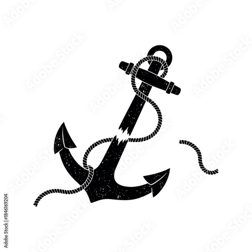 anchor rope vector 