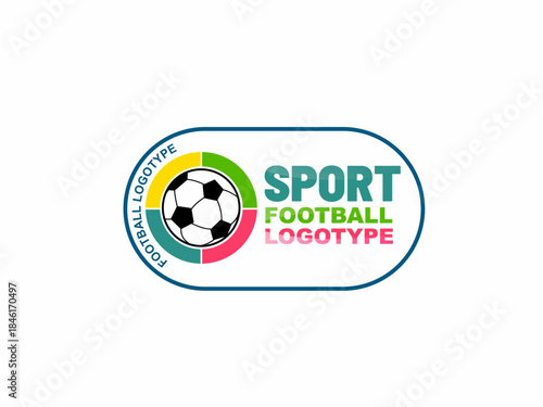 Sport Football badge logo vector